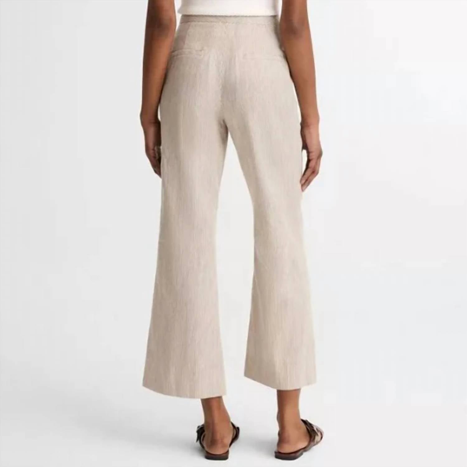 Vince - Ticking Stripe Flare Trouser