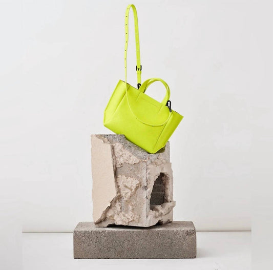 Ampersand As Apostrophe - Women's Leather Micro Tote Bag