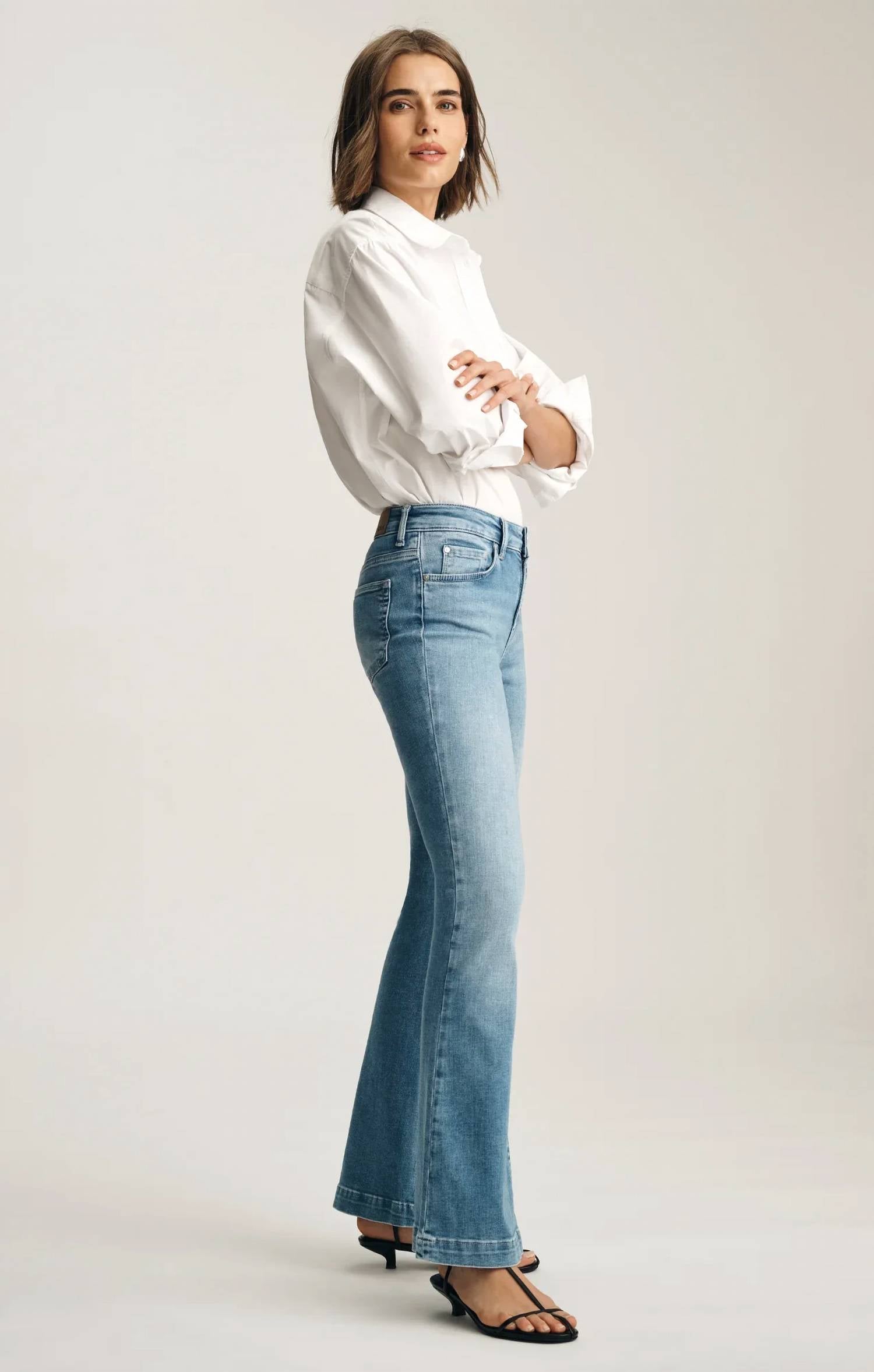 Mavi - Sydney Mid Rise Flare Jeans