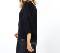 Esqualo - Twist Sleeve Top
