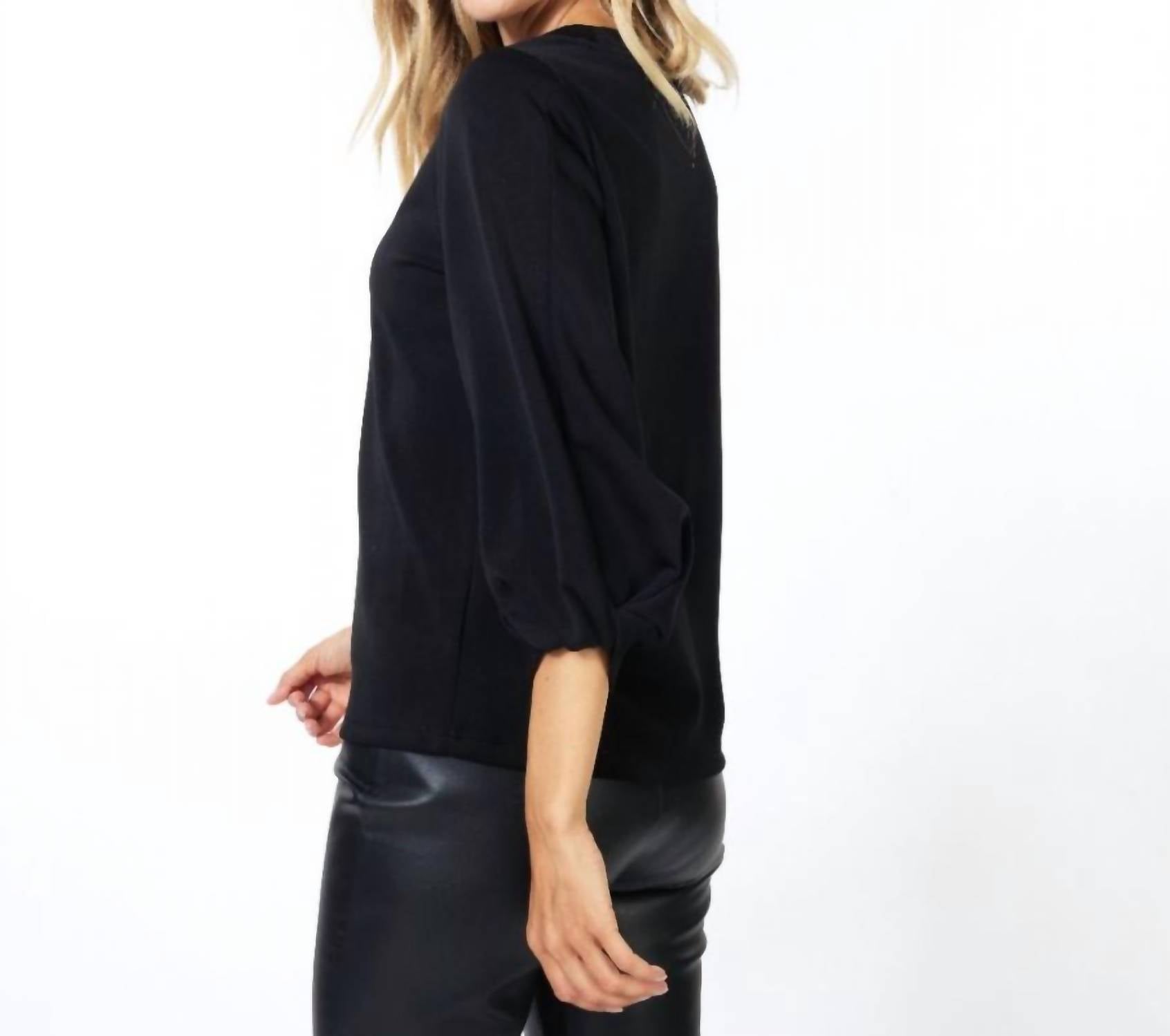 Esqualo - Twist Sleeve Top
