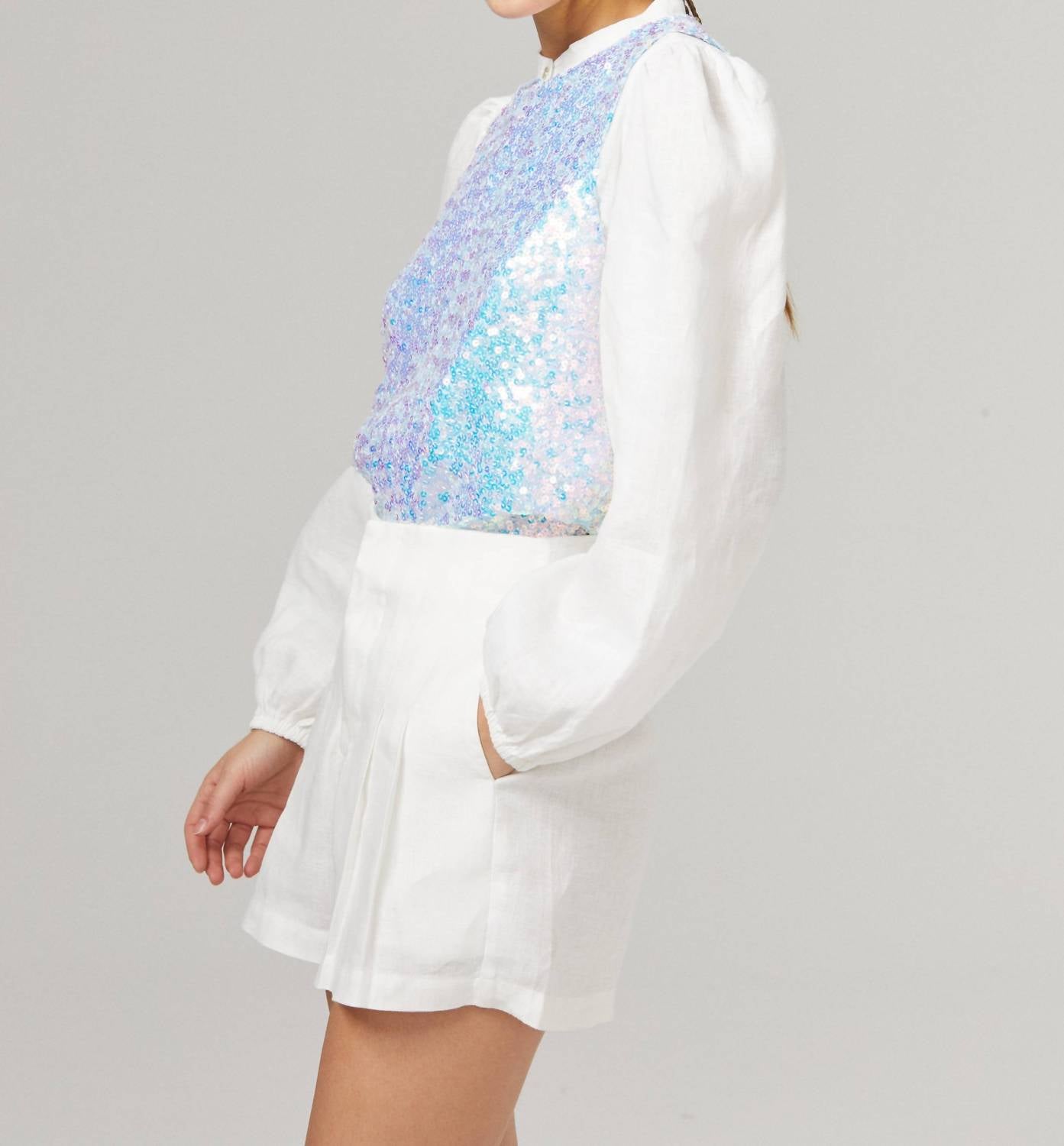 Lanhtropy - Mermaid Sequin Top