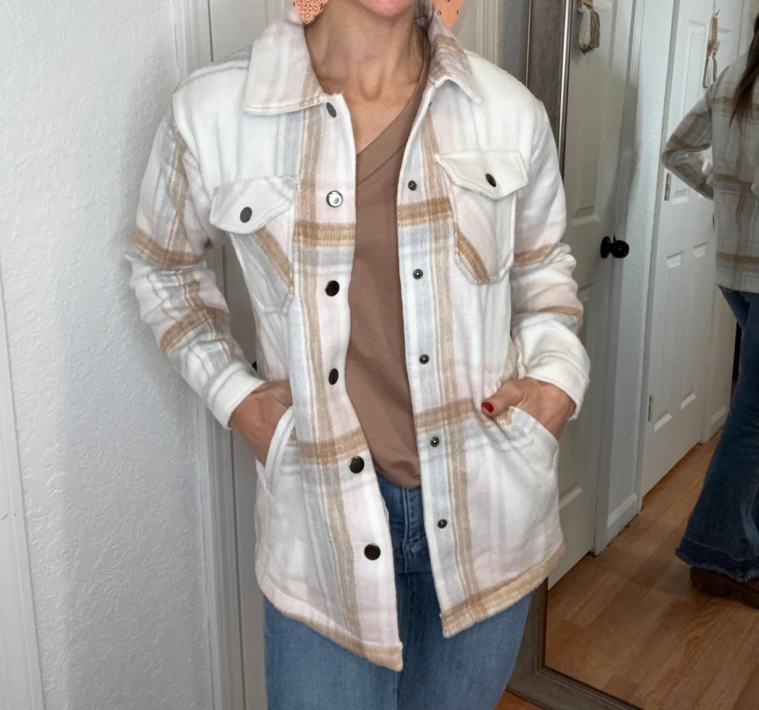Michelle Mae - Norah Plaid Shacket