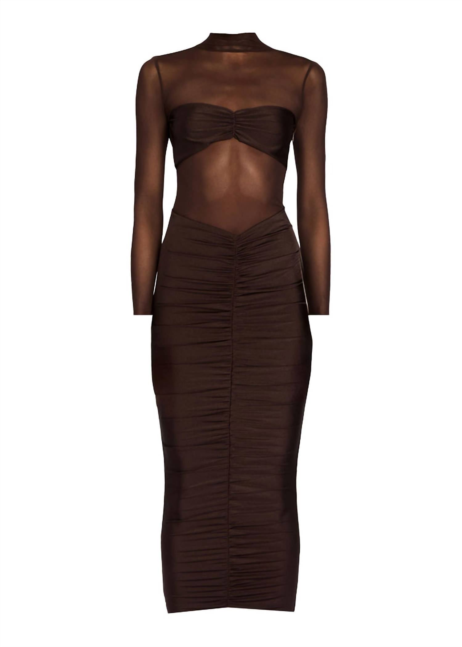 Ser.O.Ya - Levina Mesh Midi Dress