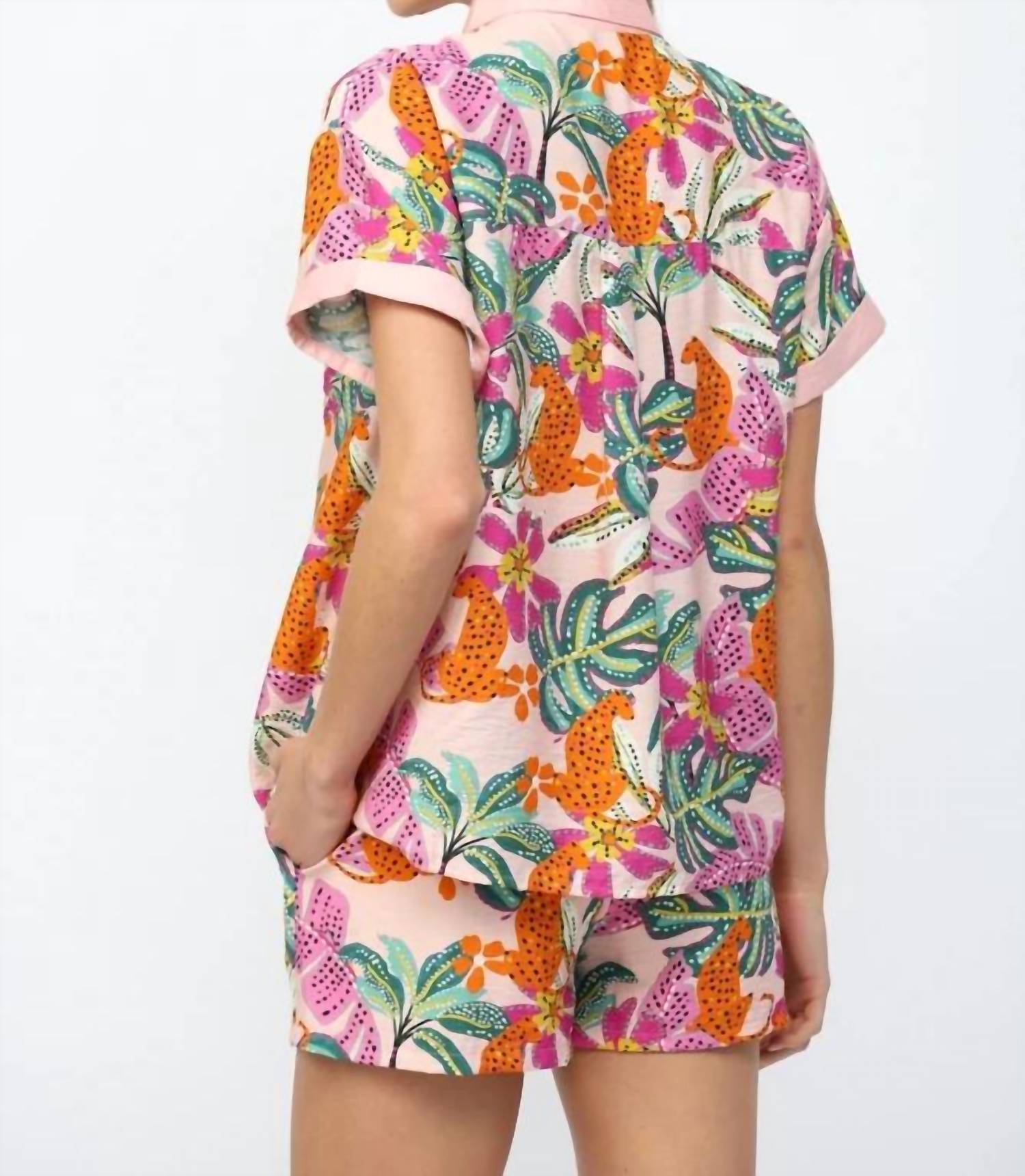 Fate - Women's Jungle Chaos Button Up