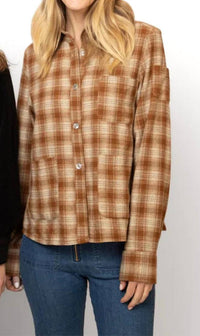 Cameo - Plaid Long Sleeve Shacket