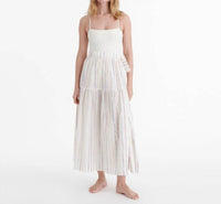 ERES Brillante Pareo Skirt in rayure lurex - women's swimwear