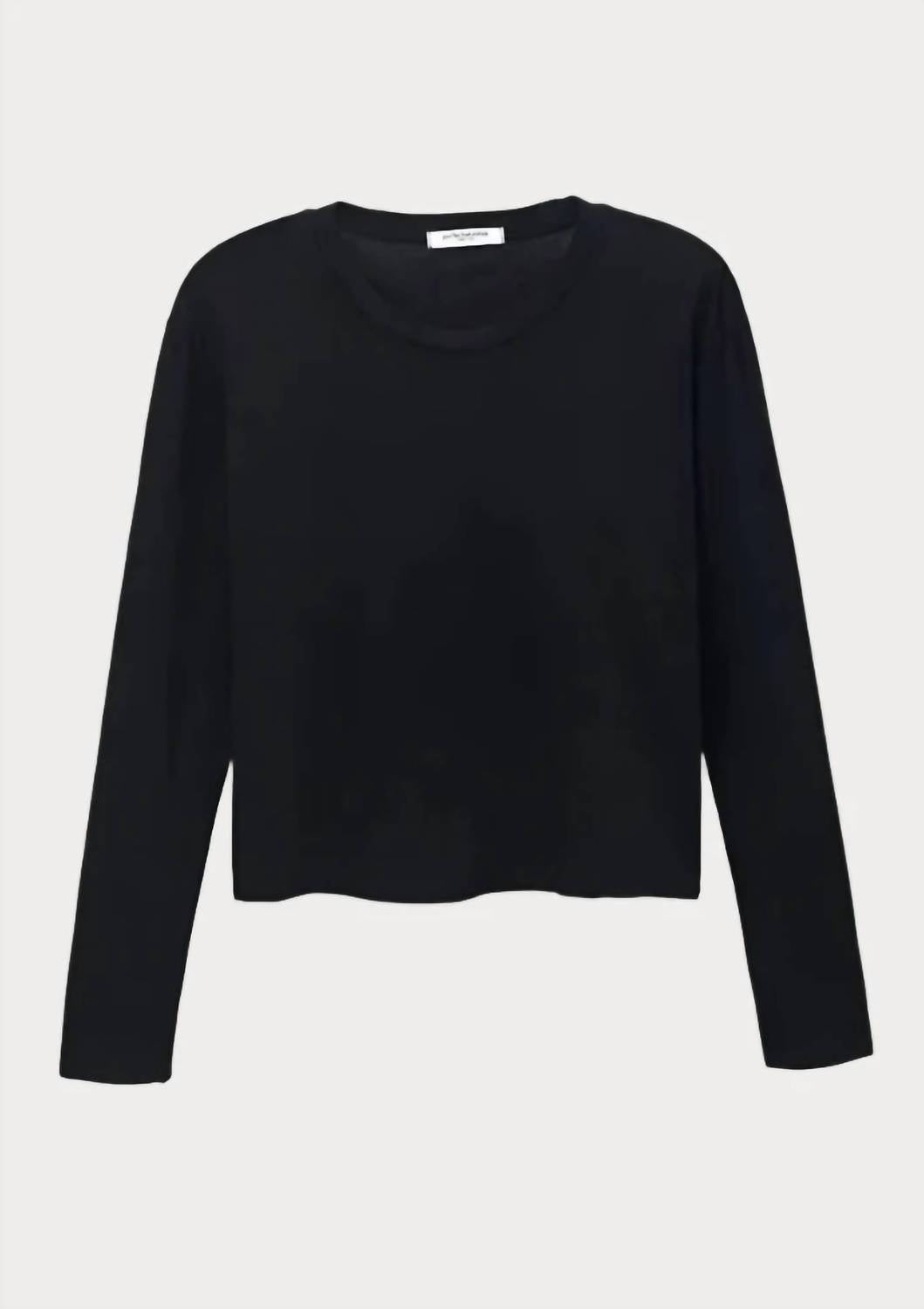 James Perse - Cotton Boxy Long Sleeve Tee