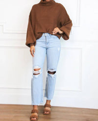 Zenana - Under Wraps Turtleneck Sweater
