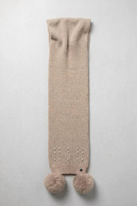 Joseph Ribkoff - Embellished Pom Pom Knit Scarf