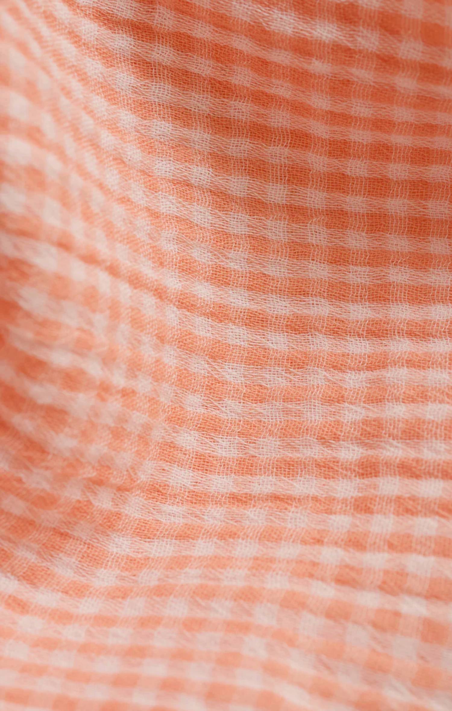 Z Supply Classic Gingham Short in cantaloupe - women's shorts - view 5
