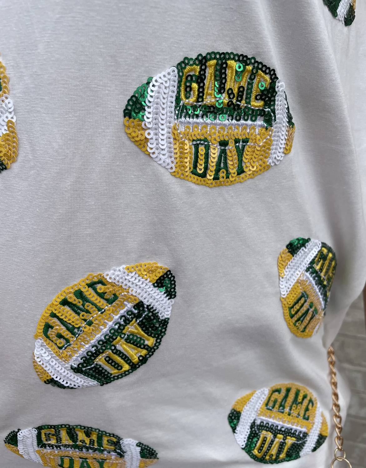 Queen Of Sparkles - Game Day Football Tee