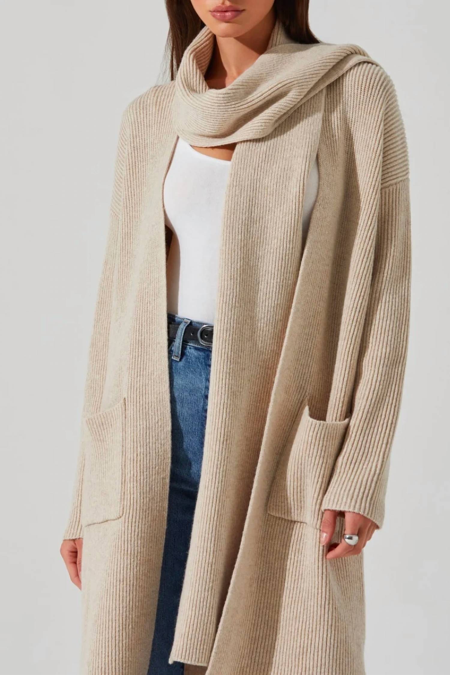 Astr - Noemi Open Front Cardigan