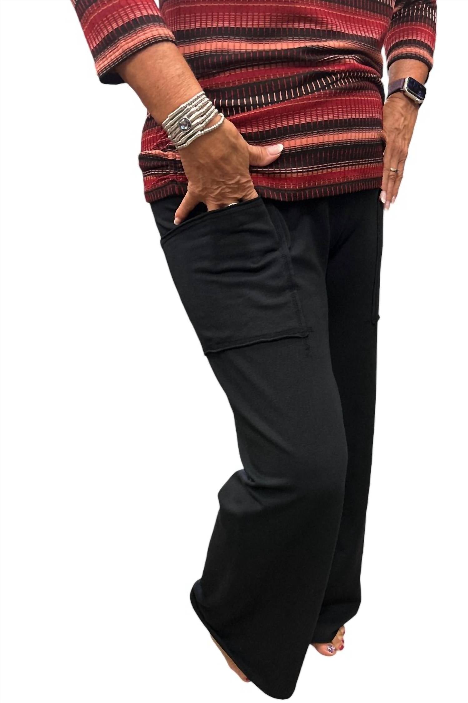 Cotton Lani - Wide Leg Pocket Pant