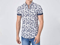 Eight X - Palm Print Short Sleeve Shirt