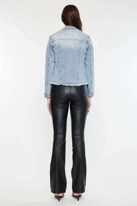 Kancan - Wilson Open Pack Frayed Hem Trucker Jacket
