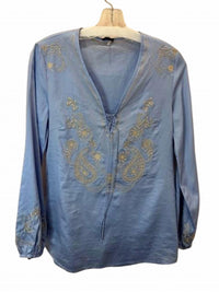 6 By Six - Women Embroidered Paisley Blouse