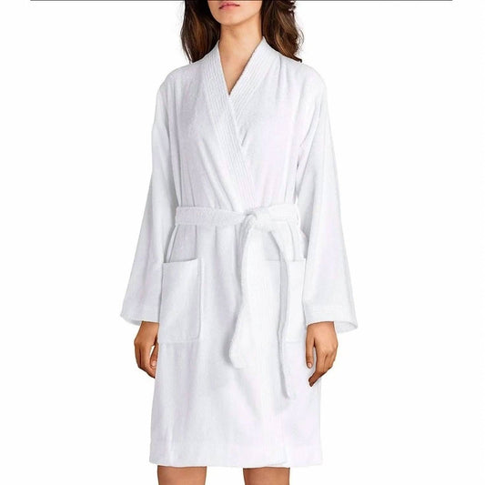 Cotn Collection - Terry Wrap Belted Kimono Robe