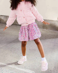 Lola + The Boys - Girl's Plush Teddy Bear Jacket