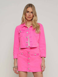 L'Agence - Kris Denim Mini Skirt