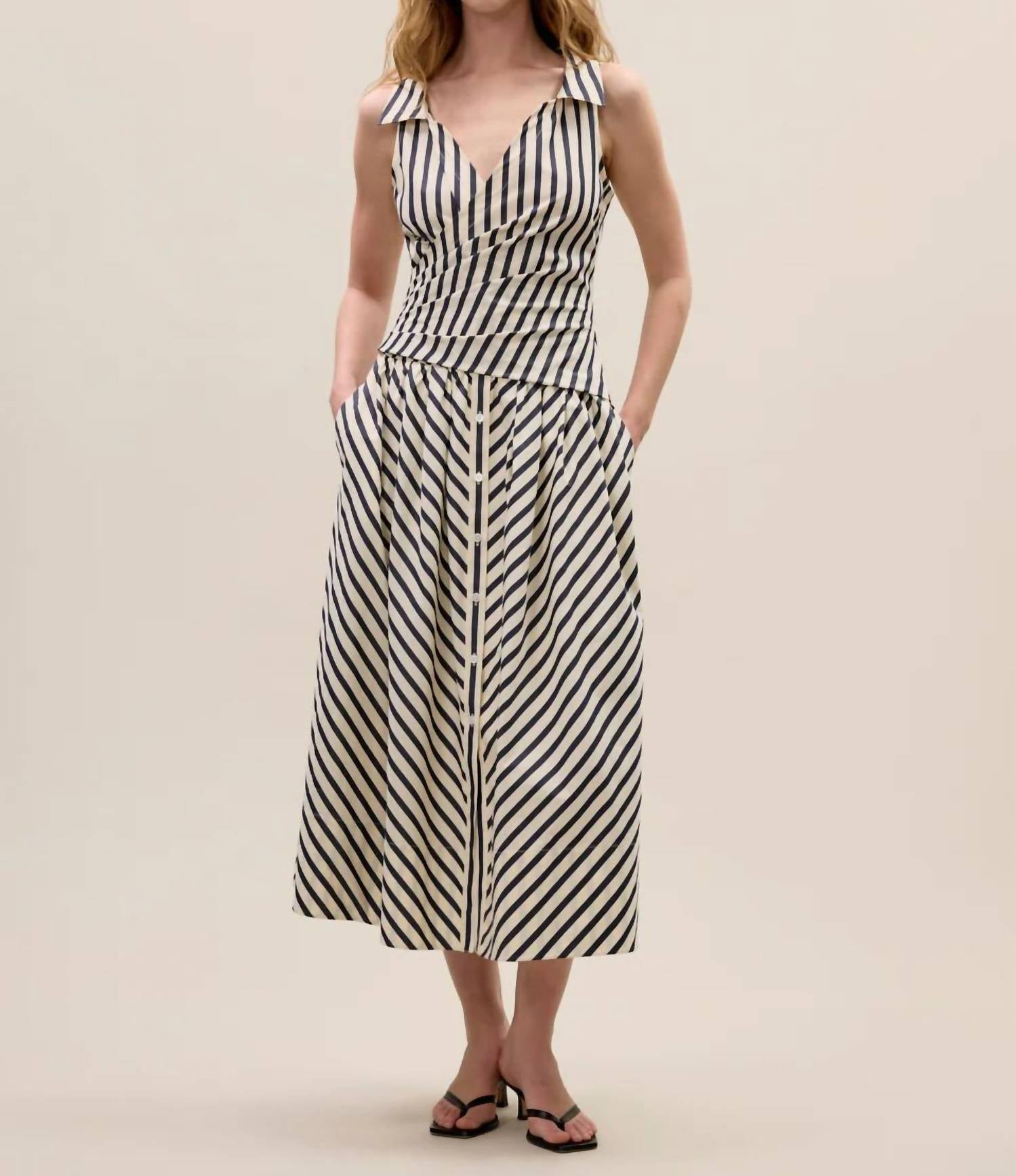 Rebecca Taylor - Women's Isla Stripe Poplin Dress