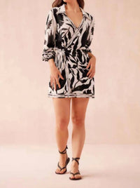 Omika - Avery Wrap Mini Dress