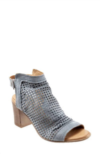 bueno Women's Udo High-top Sandal in denim brushed leather - women's sandal