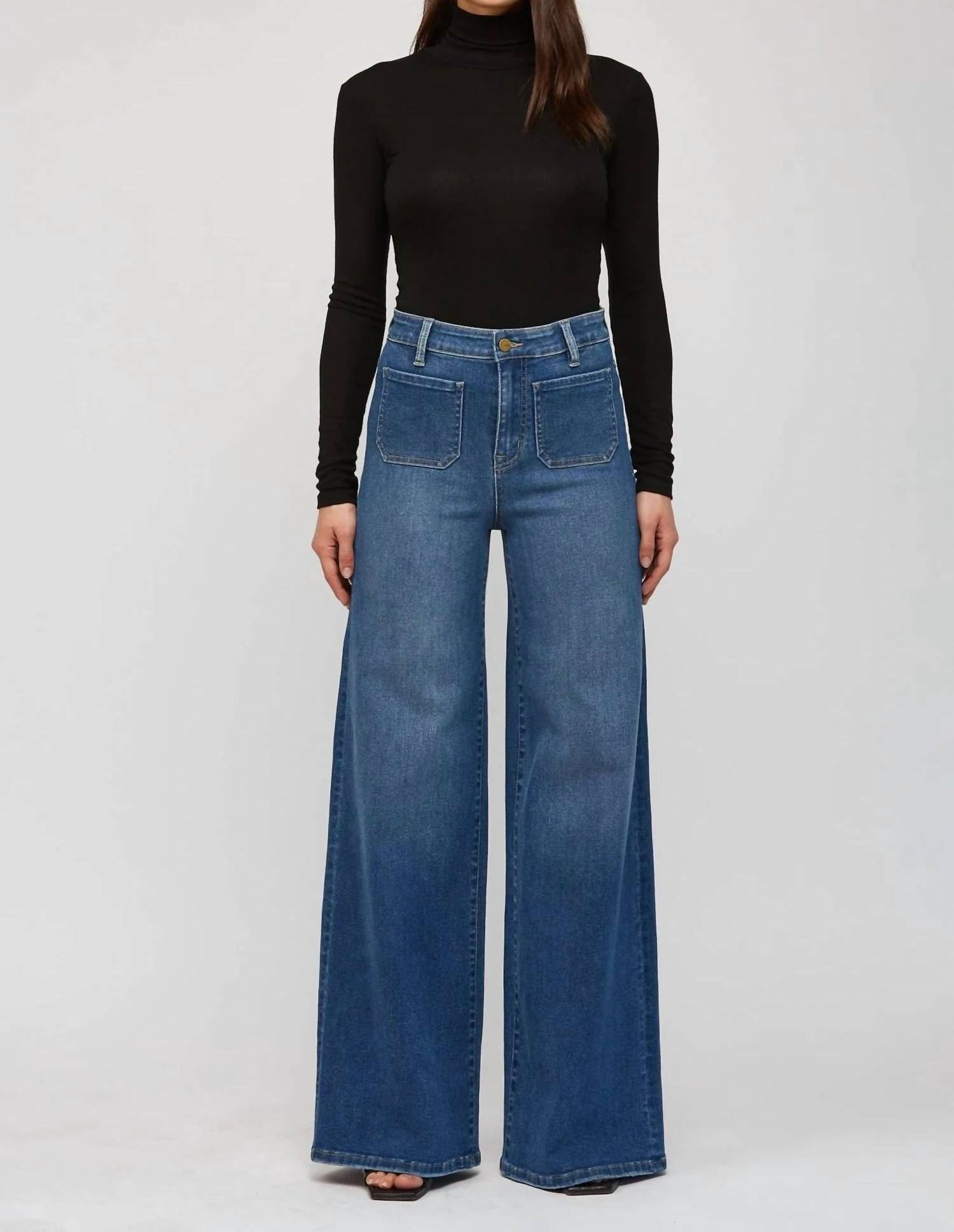Mica Denim - The Stretchy Wide Leg Jeans