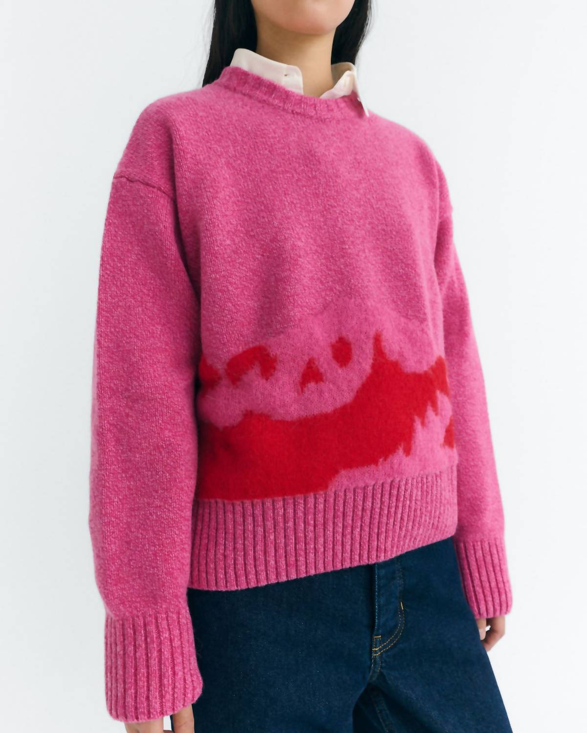 Thinking Mu - Textured Petra Wool Sweater