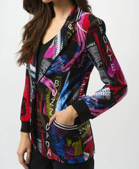 Joseph Ribkoff - Newspaper Print Blazer