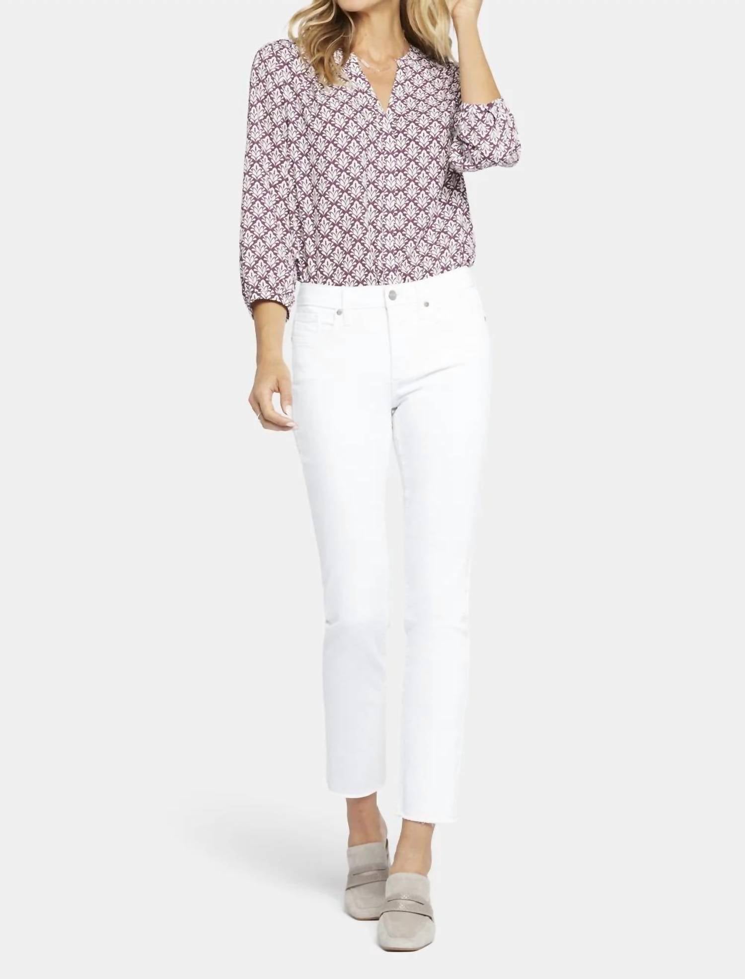 Nydj - Sheri Frayed Hem Slim Jeans