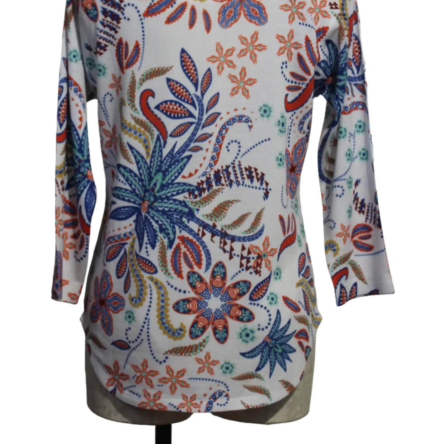 Nally & Millie - Women's Floral Crew Neck Top