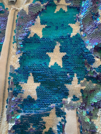 Mia - Girl's Reversible Sequin Star Bomber Jacket