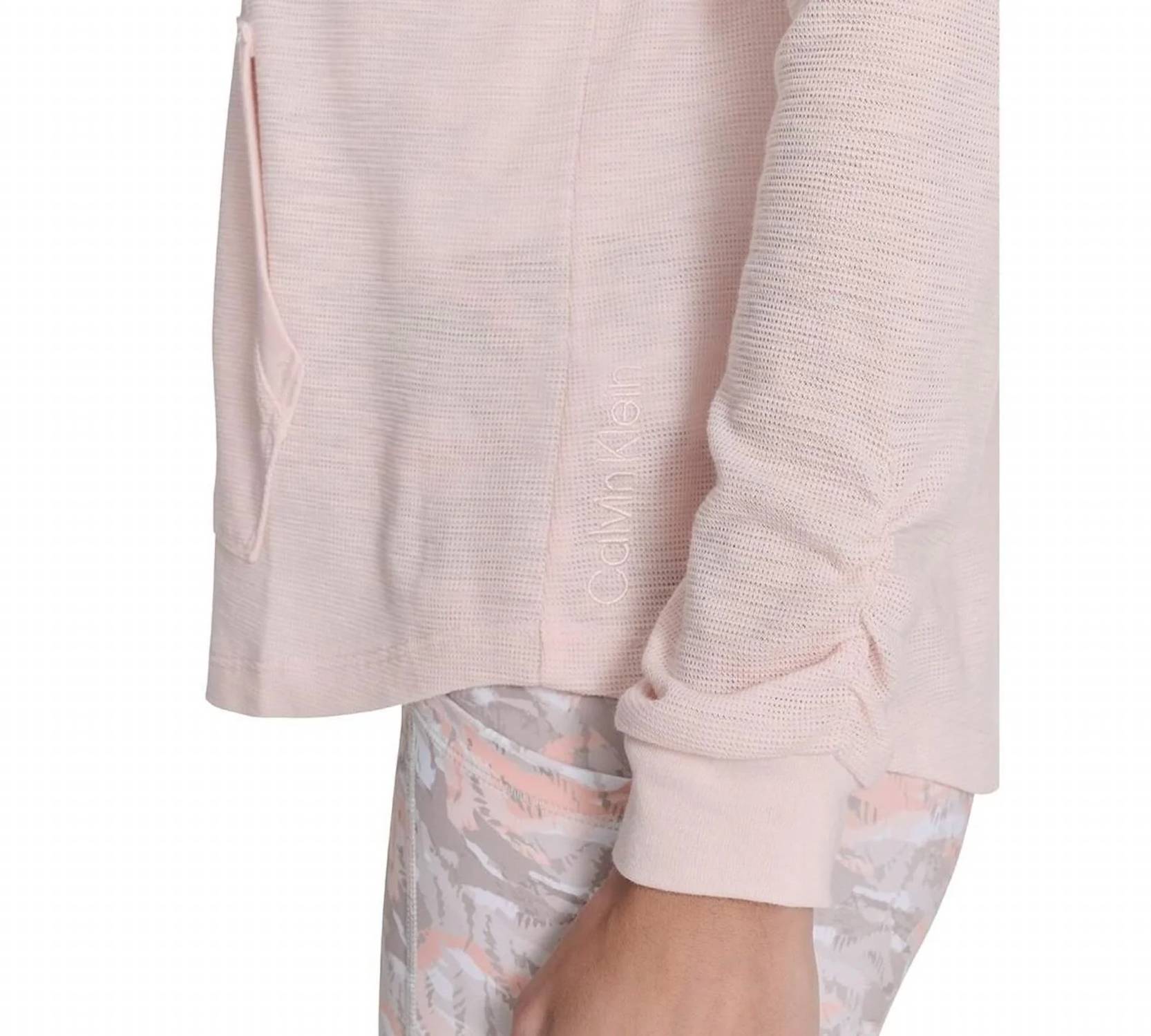 Calvin Klein - Performance Ruched-sleeve Zip Hoodie