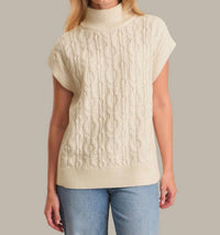 525 America - Rae Wool Cashmere Cable Vest