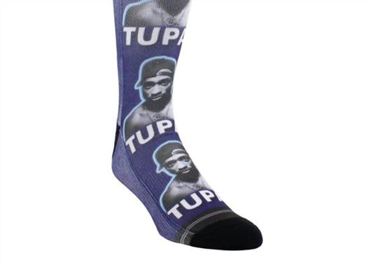 Perri’S Socks - Men's Tupac Face Crew Socks