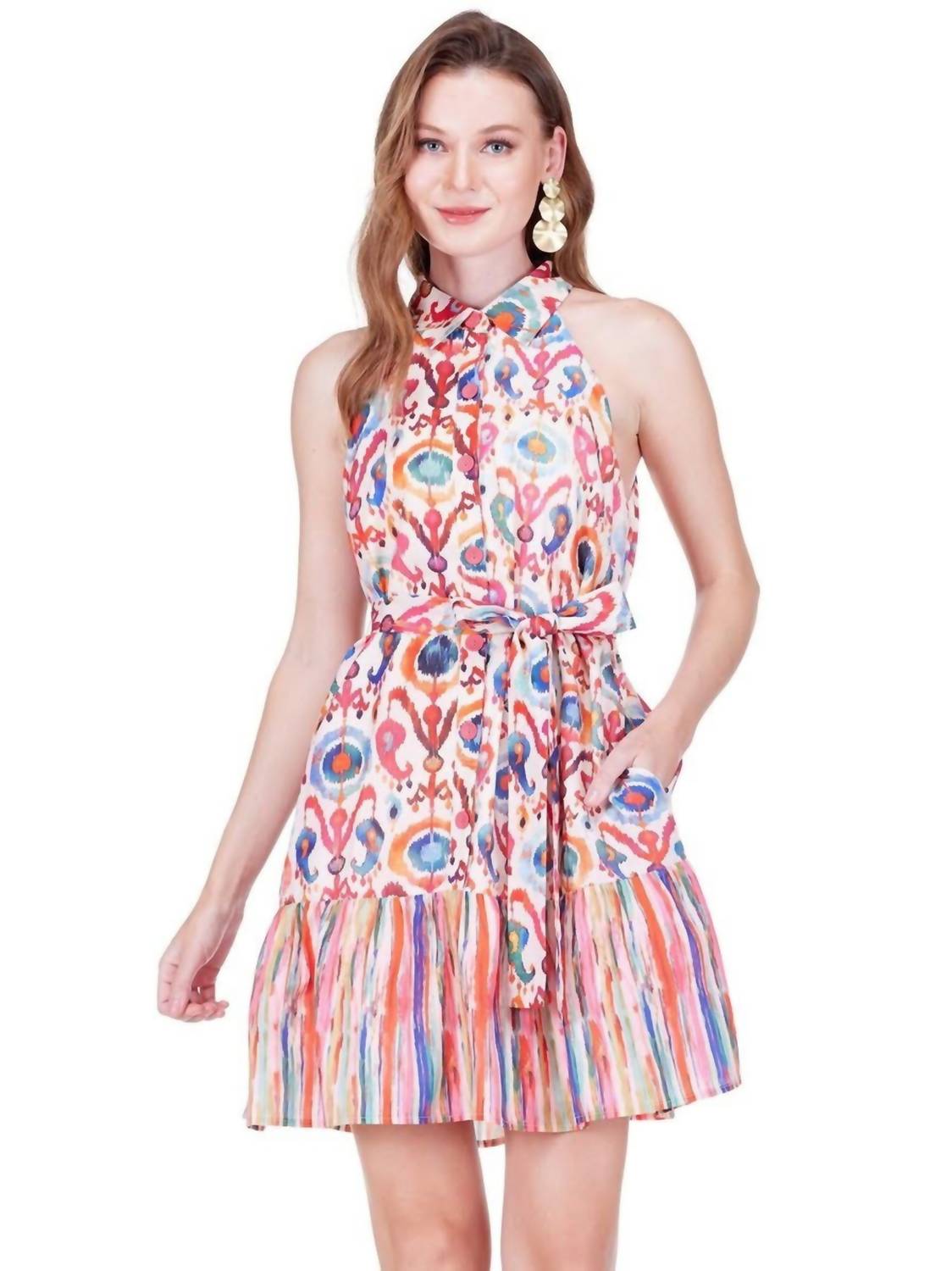 Joy Joy - Contrast Hem Dress