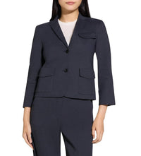 Theory - Shrunken Crunch Linen Blazer