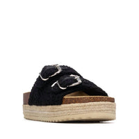 Xti Women's Refresh Textile Sandals in black - women's sandal - detail view