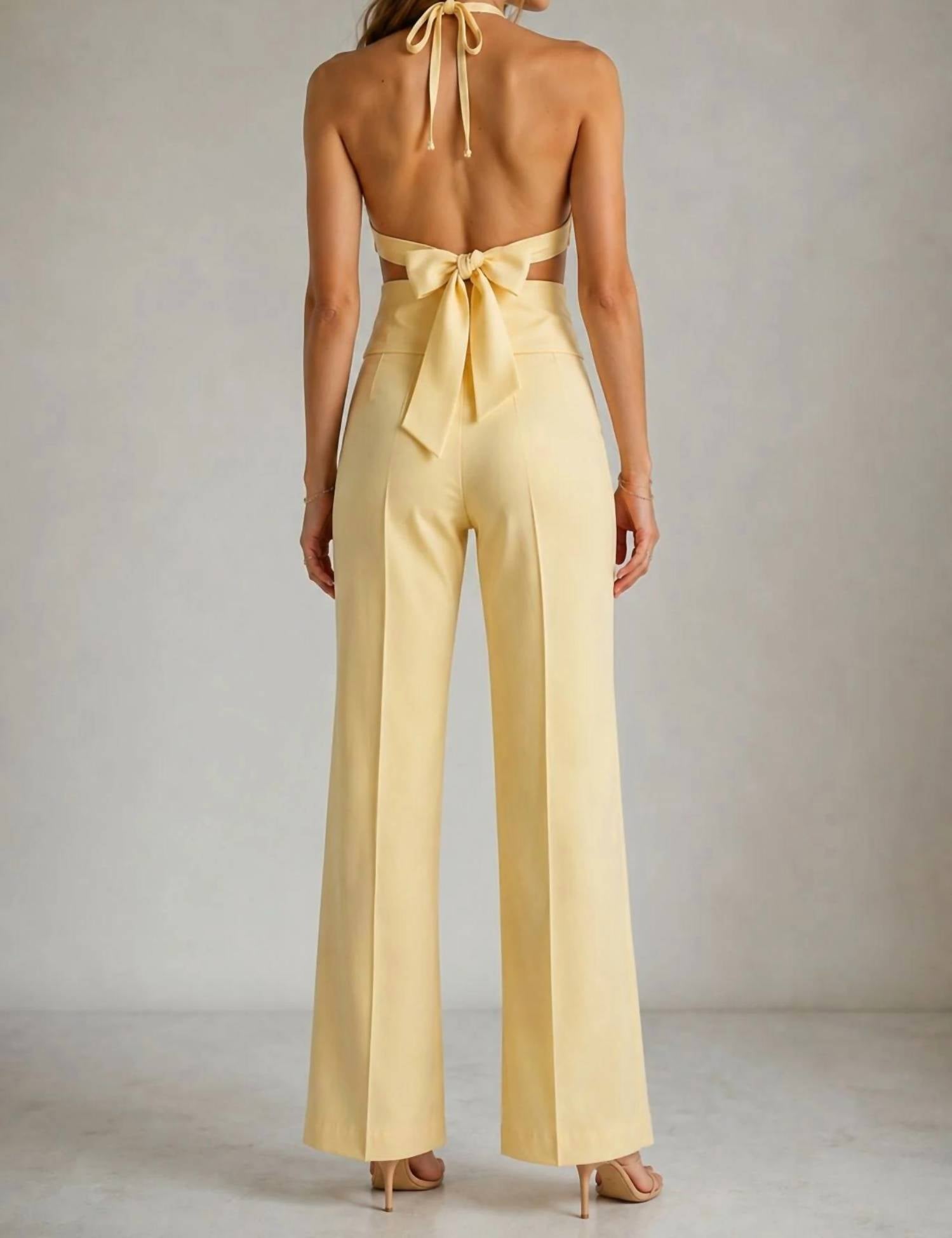 Akalia - Aurelia Draped Petal Halter Top