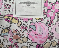 Charlies Project - Girl's Garden Kitty Bamboo Twin Sheet Set