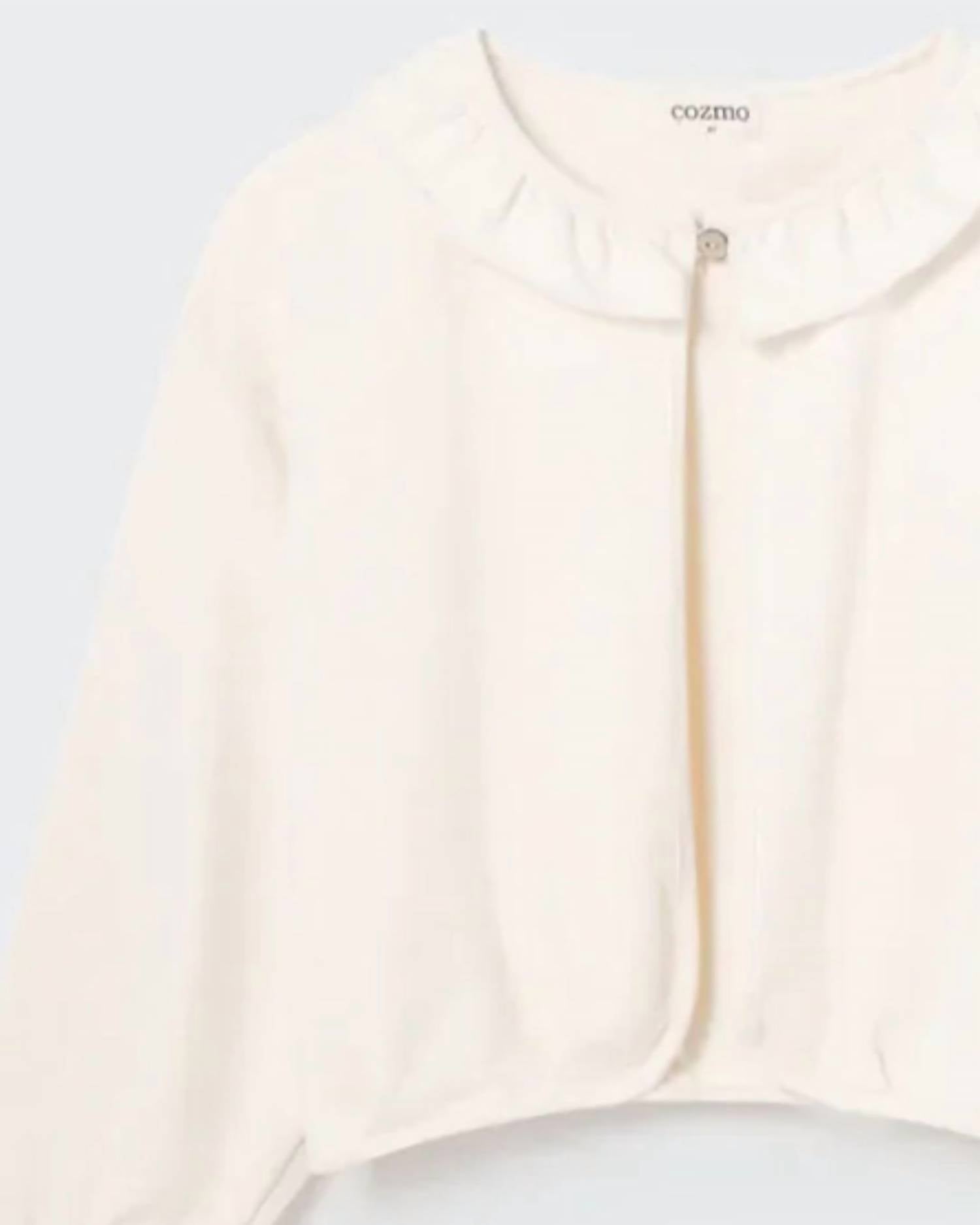 Cozmo - Girls' Soft Plush Flounce Jacket