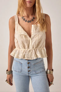 Maison Hotel - Constanza Lace Crop Top