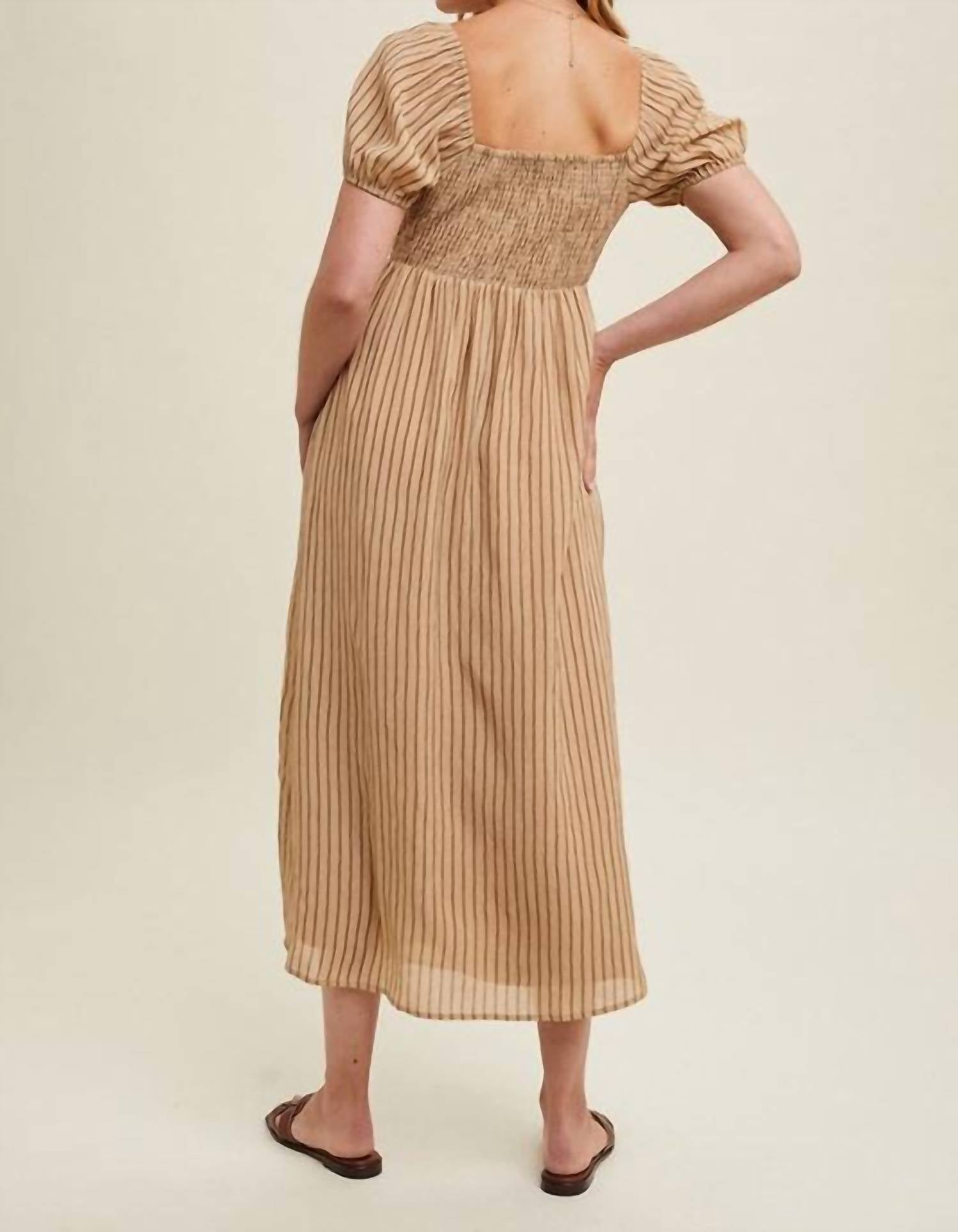 Wishlist - Easy striped midi dress