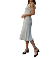 Lucy Paris - Gene Knit Midi Skirt