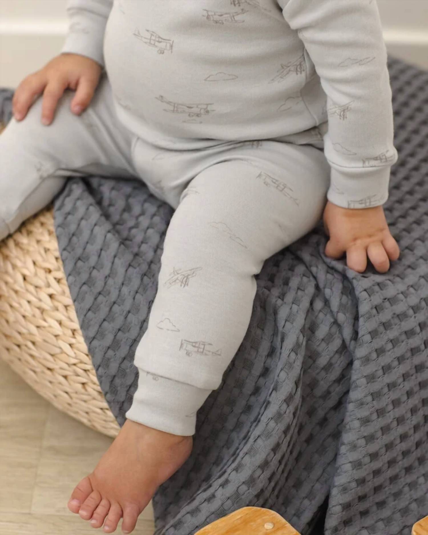 Quincy Mae - Baby Boys Jersey Pajama Set