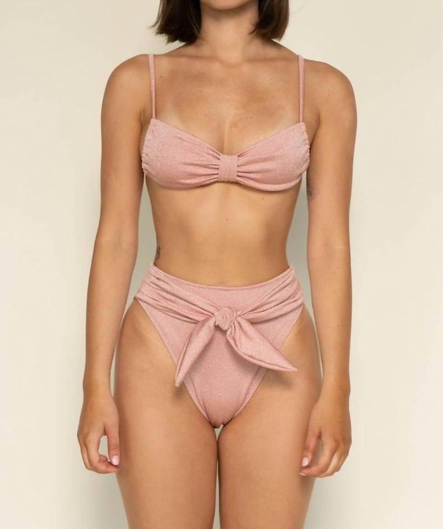 Montce - Paula Tie-up Bikini Bottom