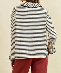 Doe And Rae - Avery Stripe Pullover