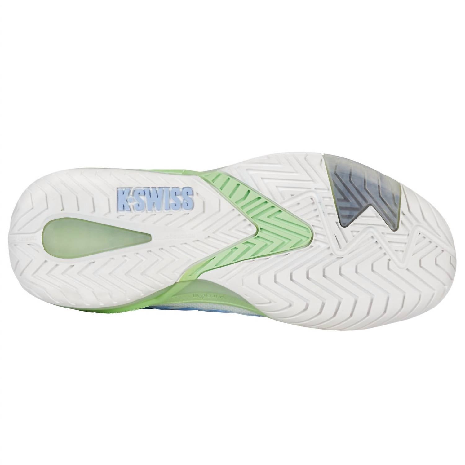 K-Swiss Women's Ultrashot 4 Tennis Shoe in lucent white dutch canal paradise green - women's shoe - alternate view