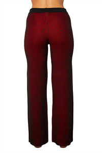 Two Toned Ribbed Pant